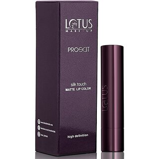 Lotus Make-Up Proedit Silk Touch Matte Lip Color (Bare Nude, 4.2 G)