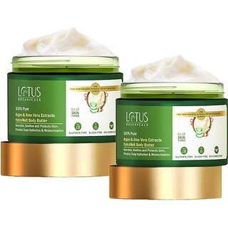 Lotus Botanicals Argan & Aloe Vera Body Butter (400 G)