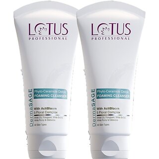Lotus Professional Dermasage Phyto Ceramide Detox Foaming Cleanser Face Wash (200 G)