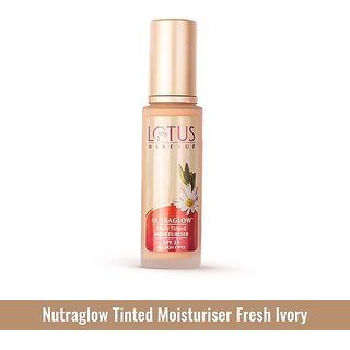 Lotus Make-Up Nutraglow Daily Tinted Moisturiser Spf 25 - Fresh Ivory T2 (50 Ml)