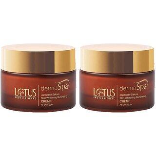 Lotus Professional Dermo Spa Japanese Sakura Skin Whitening And Illuminating Day Creme (100 G)