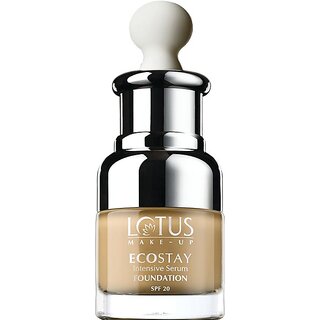 Lotus Make-Up Ecostay Intensive Serum Foundation (Snow, 20 Ml)