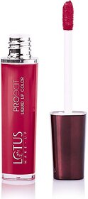 Lotus Make-Up Proedit Liquid Matte Lip Color 8G - Rose Rebel | With Vitamin E (8 G, Rose Rebel)