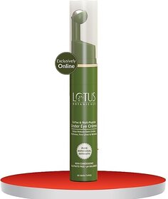 Lotus Botanicals Coffee And Multi-Peptide Under Eye Creme With Vitamin E . (15 Ml)