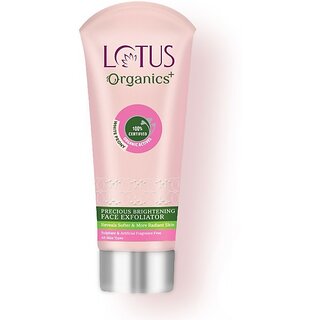 Lotus Organics+ Precious Brightening Face Exfoliator (100 G)