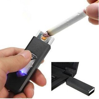 menaso Electronic Portable Rechargeable Flameless Pocket Size USB Lighter LW-006 Cigarette Lighter