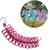 Multi Functional Portable Drying Rope with 12 Clips and 2 Hooks Travel Clothesline Rope Clothes Hanging Hook Outdoor Indoor Wind-Proof Clothesline (Multicolour)