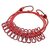 Multi Functional Portable Drying Rope with 12 Clips and 2 Hooks Travel Clothesline Rope Clothes Hanging Hook Outdoor Indoor Wind-Proof Clothesline (Multicolour)