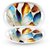 Aurka 11.6 Inch Oval Melamine Serving Tray (M14  Pack of 2  Small) Perfect for Serving Snacks, Beverages and Desserts, Stylish Addition to Your Home Decor