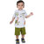 Kid Kupboard Cotton Baby Boys T-Shirt, White, Half-Sleeves, 2-3 Years KIDS7322