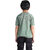 Kid Kupboard Cotton Boys T-Shirt, Green, Half-Sleeves, 7-8 Years KIDS7326
