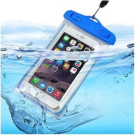 Universal Waterproof Case Phone Pouch for Swimming Hiking Biking Underwater Photography Rain Fits for All Mobiles (1) Multi