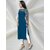 ZELZIS Women Crepe A-line Stright Kurti
