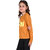 Kid Kupboard Cotton Girls Sweatshirt, Yellow, Full-Sleeves, 11-12 Years KIDS7340