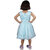 Kid Kupboard Cotton Girls A-Line Frock, Blue, Sleeveless, 6-7 Years KIDS7346