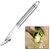 Stainless Steel Chili Corer Peppers Seed Remover Knife with Serrated Edge Barbecue Tools