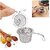 Stainless Steel Tea Filter Infuser 4.5cm Basket Shaped Tea Infuser for Green Tea|Loose Tea Leaf and Tea Bags with a Chain and a Hook