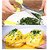 Multi-Functional 5-Blade Stainless Steel Kitchen Scissors Herb and Vegetable Cutter with Cleaning Brush