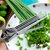 Multi-Functional 5-Blade Stainless Steel Kitchen Scissors Herb and Vegetable Cutter with Cleaning Brush