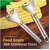 Stainless Steel Corn Peeler  Corn Stripper  Corn Cutter  Corn Kernel Remover  Manual Corn Thresher Stripper  Corn Cob Remover  Corn Planer Peeler Kitchen Tool