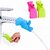 High Elastic Water Faucet Extending Tool Dual Purpose Silicone Gel Water Tap Extension Sink Washing Device (2 Pcs)