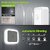 Night Lamp Sensor Led Light with Plug Type 0.5w Plug in Automatic Smart Sensor Night Lamp for Bedroom Living Room Bathroom1 Pc (White)