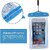 Universal Waterproof Case Phone Pouch for Swimming Hiking Biking Underwater Photography Rain Fits for All Mobiles (1) Multi