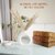Bindian Ceramic Donut Vase Flower Vase Pampas Grass Vase Vase Home Decor Centrepiece Decor for Home Office or Gifts-Vase Only