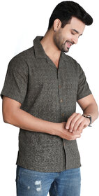 Ecostyle cubic collar short sleeves shirt