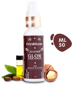 FreshLuxe Hair Serum , Jojoba  Macadamia , Shine  Frizz Free , Unisex , 50ml