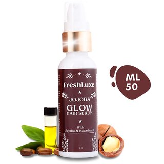 FreshLuxe Hair Serum , Jojoba  Macadamia , Shine  Frizz Free , Unisex , 50ml