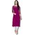 ZELZIS Women's Solid Crepe Straight Kurtis  Round Neck  Three-Quarter Sleeves  Calf Length  Casual  Daily Wear