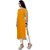 ZELZIS Women's Solid Crepe Straight Kurtis  Round Neck  Three-Quarter Sleeves  Calf Length  Casual  Daily Wear
