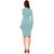 ZELZIS Women Colourblock With Comfortable Belt Polyester Bodycon Dress