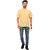 Ecostyle Woven yellow short sleeves shirt
