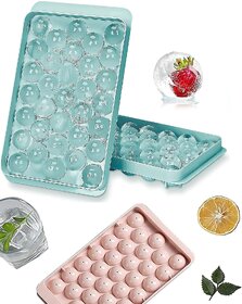 Round Ice Cube Tray Ice Ball Maker Mold for Freezer Chilling Cocktail, Whiskey, Coffee, Fruit Juice, Soft Drink (1 pc)