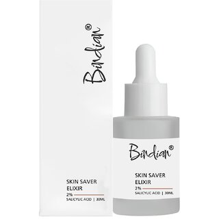 Bindian Skin Saver Elixir Snail Mucin Acne Treatment Serum with 2% Salicylic Acid, 30ml, Hydrating Serum for Face with Snail Secretion Filtrate for Dull Skin & Fine Lines, Korean Skincare