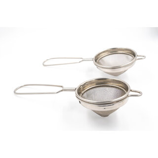 i WARE KkitchenCare Conical Wire Handle Tea/Coffee Strainer, Set of 2 (7.5cm, 9.2cm)