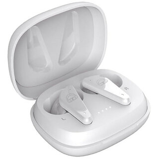 EKKO Earbeats T09: Mic, ENC Call Noise Cancellation, 40H Playtime, 10MM Driver, Twin Connect, Maxx Bass, Water Resistance (White