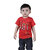 Kid Kupboard Cotton Baby Boys T-Shirt, Red, Half-Sleeves, 2-3 Years KIDS7358