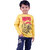 Kid Kupboard Cotton Baby Boys T-Shirt, Yellow, Full-Sleeves, 4-5 Years KIDS7364