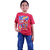 Kid Kupboard Cotton Boys T-Shirt, Red, Half-Sleeves, 8-9 Years KIDS7372