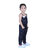 Kid Kupboard Cotton Baby Girls Jumpsuit, Dark Blue, Sleeveless, 3-4 Years KIDS7383