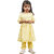 Kid Kupboard Cotton Baby Girls Kurti and Plazzo Set, Yellow, Full-Sleeves, 3-4 Years KIDS7384