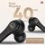 EKKO Earbeat T08 AlterEgo : Mic, ENC Call Noise Cancellation, 40H Playtime, 10MM Driver, Twin Connect, Massive Bass, Water Resistance, Siri & Google(Black Pattern)