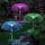 Daybetter Jellyfish Solar Garden Lights Â 7 Color Led Jellyfish ShapeFiber Outdoor Pathway Waterproof Solar String Lights Decoration For Yard Garden Â Balcony (Multi-Color) (Pack Of2) Tar-Ge6