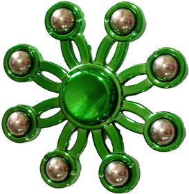 Large Blue Metal Spinner Toy New Design Fidget Spinner for Stress Relief and Fun (Pack of 1)