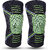 Eastern Club 1 Pair Knee cap Compression Support for Gym Running Cycling Sports Jogging Workout Pain Relief (Material: Nylon & Spandex, Color:Green, Black)