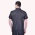 PrintCultr Men's Half Sleeve Cotton Spread Collar Shirt  (Black)