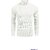 Fashlook Mens White Solid High Neck Full Sleeve Sweatshirt